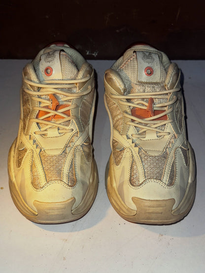 Cream Chunky Sneakers