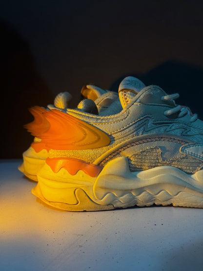 Cream Chunky Sneakers