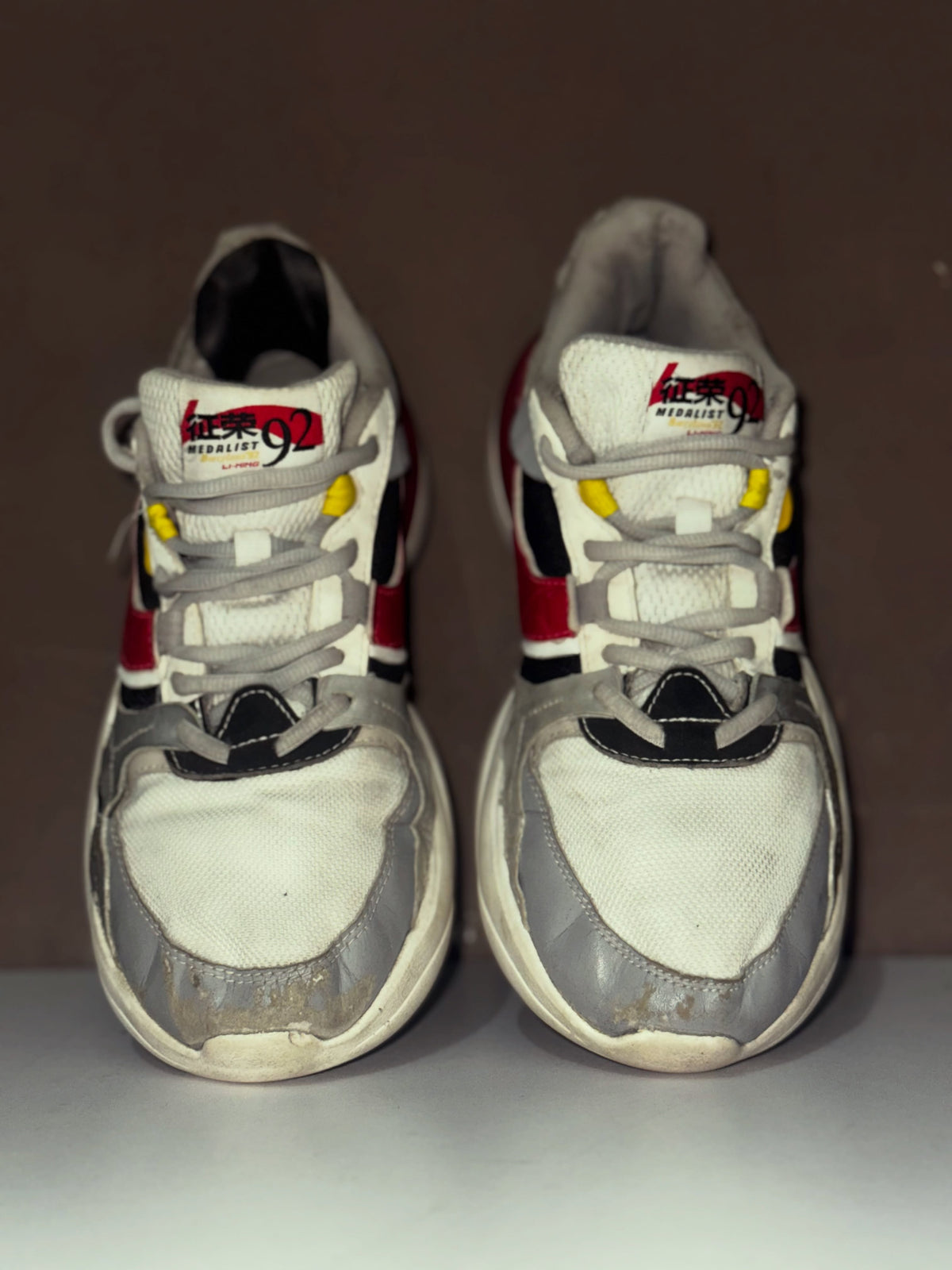 Li-Ning Barcelona Red and White Sneakers