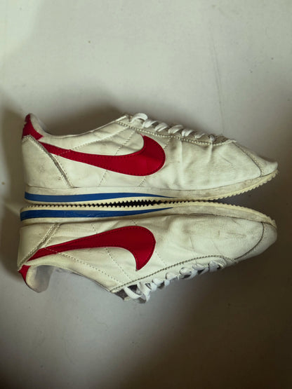 Nike Cortez White Red and Blue