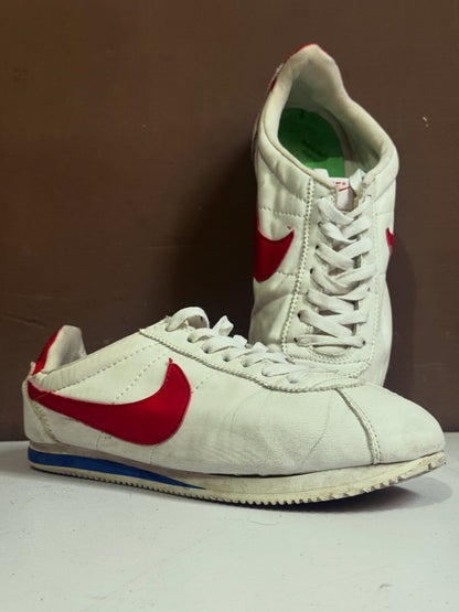 Nike Cortez White Red and Blue