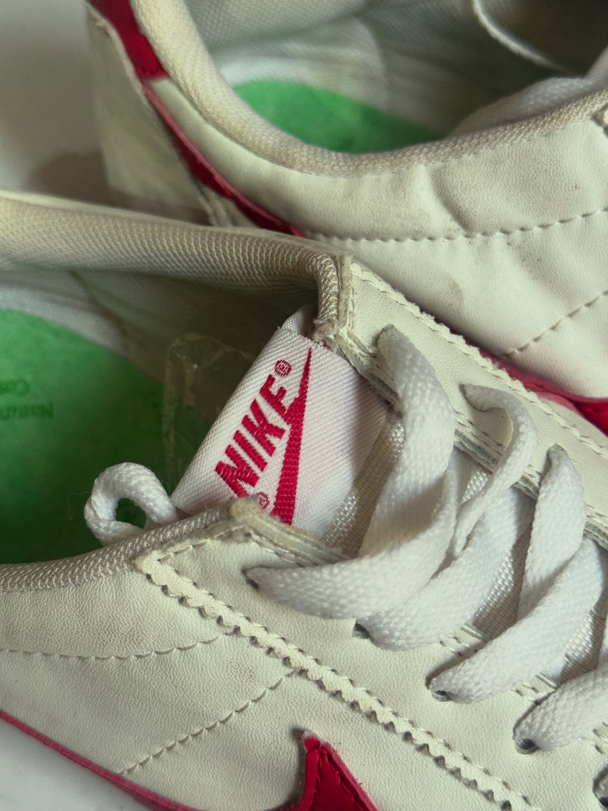 Nike Cortez White Red and Blue