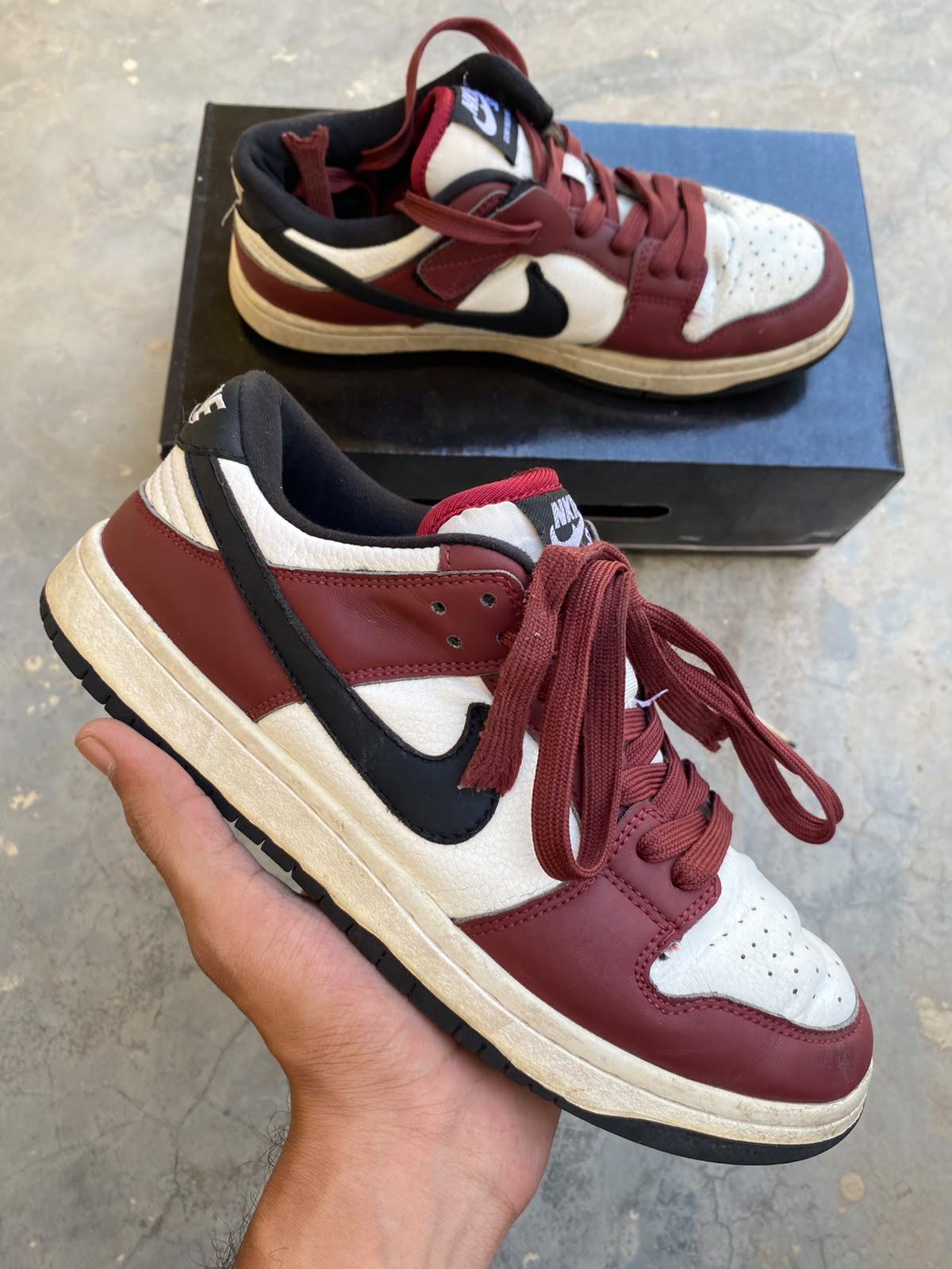 Nike Dunk Low Dark Team Red Black sneakers