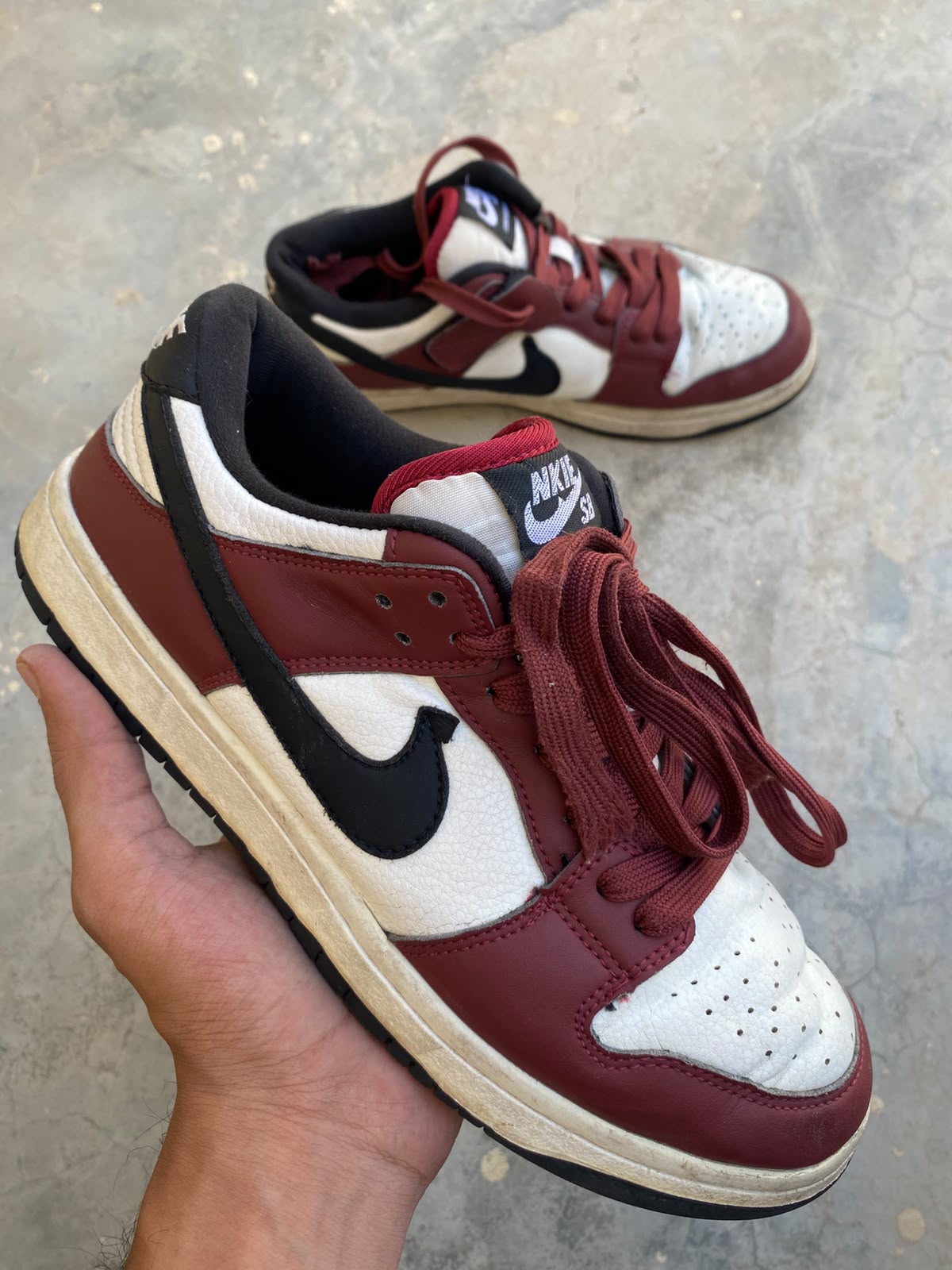 Nike Dunk Low Dark Team Red Black sneakers