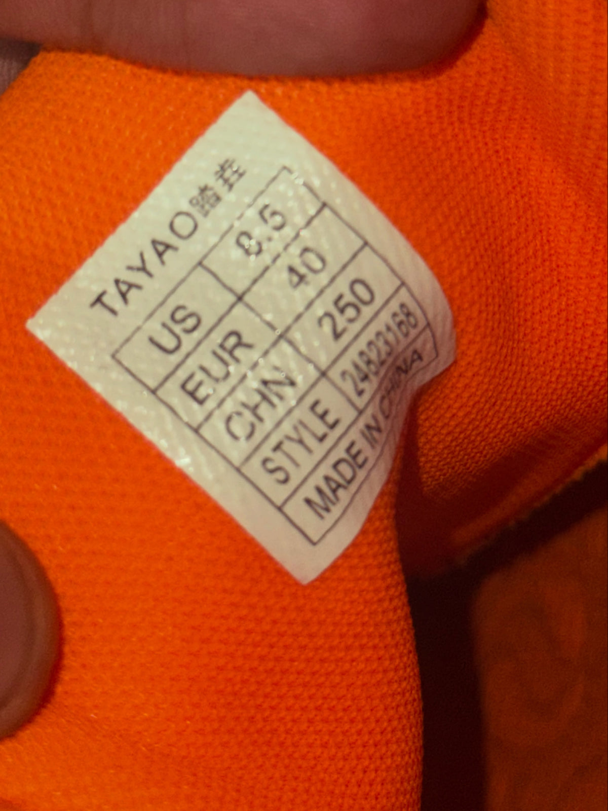 Tayao Orange and Yellow Running Sneakers